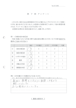 お客さまアンケート画像の表